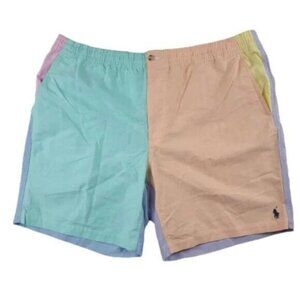 Ralph Lauren Polo  Prepster Colorblock Oxford Shorts Size 1XB